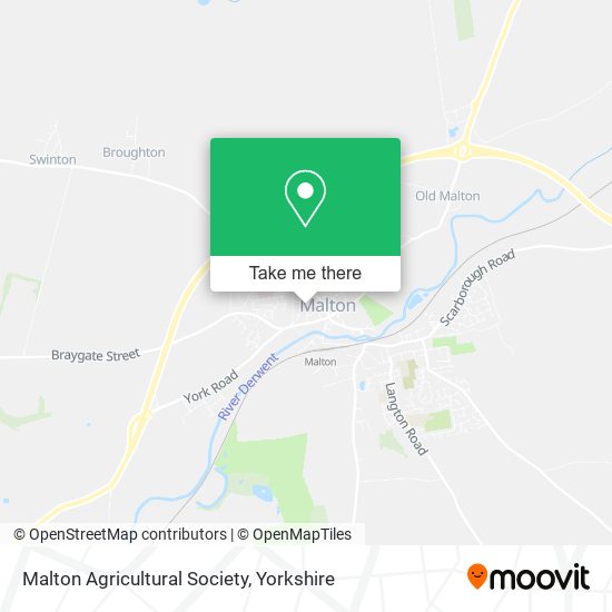 Malton Agricultural Society map