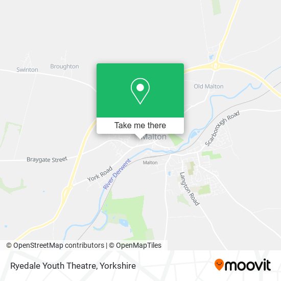 Ryedale Youth Theatre map