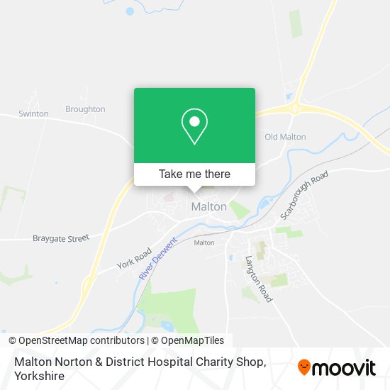 Malton Norton & District Hospital Charity Shop map