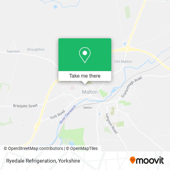 Ryedale Refrigeration map