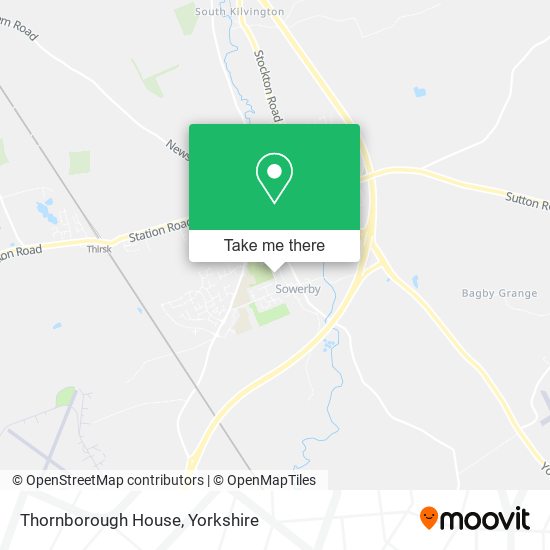 Thornborough House map