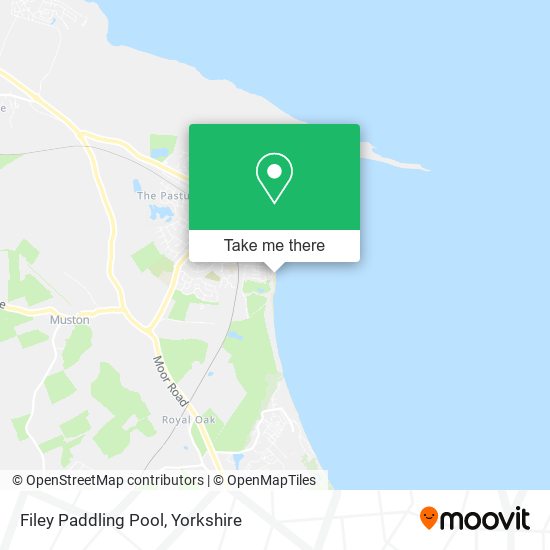 Filey Paddling Pool map