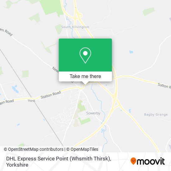 DHL Express Service Point (Whsmith Thirsk) map