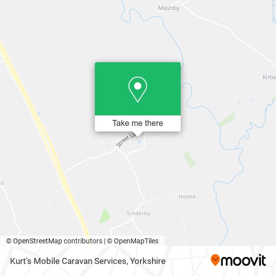 Kurt's Mobile Caravan Services map