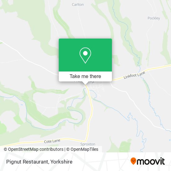 Pignut Restaurant map