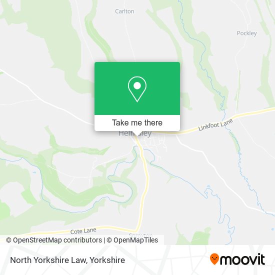 North Yorkshire Law map