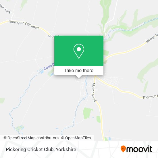 Pickering Cricket Club map