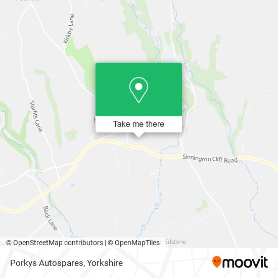 Porkys Autospares map