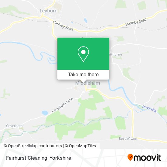 Fairhurst Cleaning map