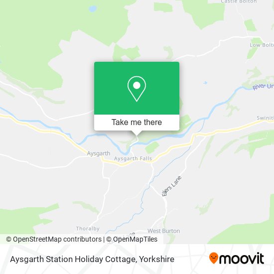 Aysgarth Station Holiday Cottage map