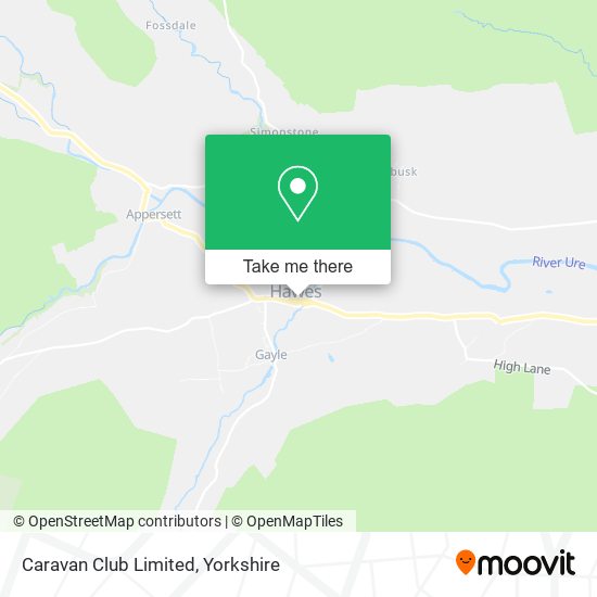 Caravan Club Limited map