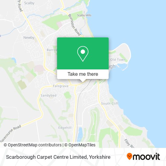 Scarborough Carpet Centre Limited map