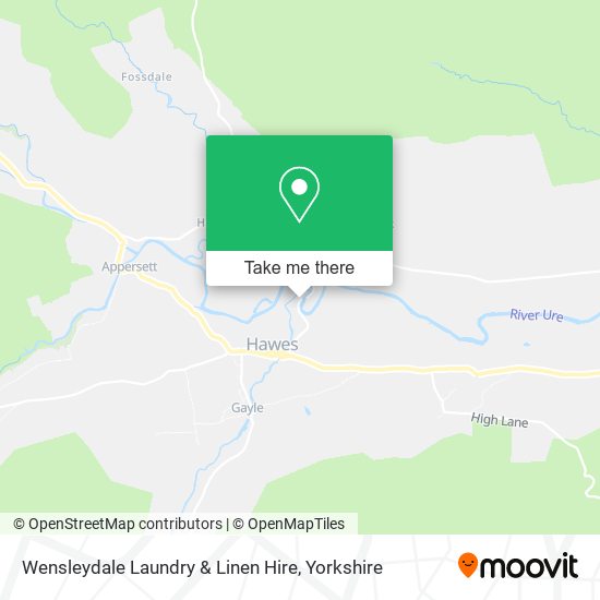 Wensleydale Laundry & Linen Hire map
