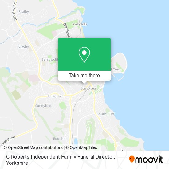 G Roberts Independent Family Funeral Director map