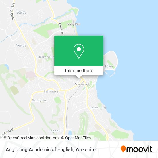 Anglolang Academic of English map