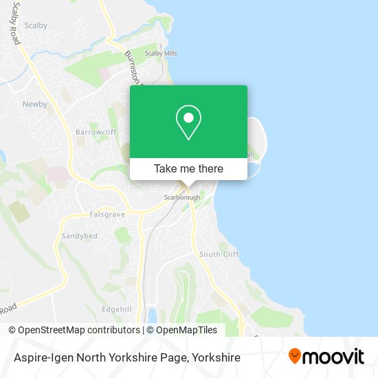 Aspire-Igen North Yorkshire Page map