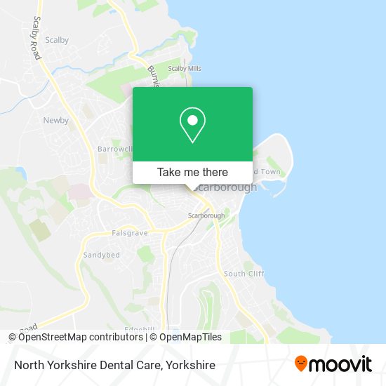 North Yorkshire Dental Care map