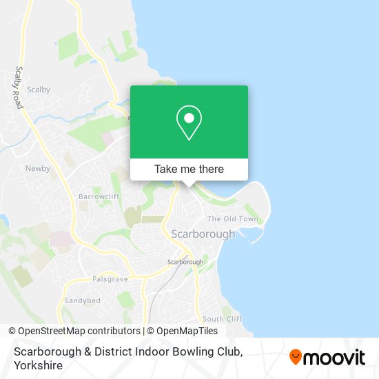 Scarborough & District Indoor Bowling Club map