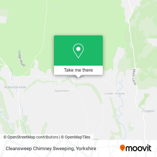 Cleansweep Chimney Sweeping map