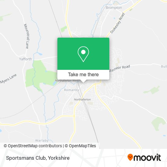 Sportsmans Club map