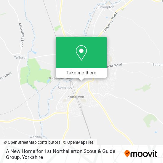 A New Home for 1st Northallerton Scout & Guide Group map