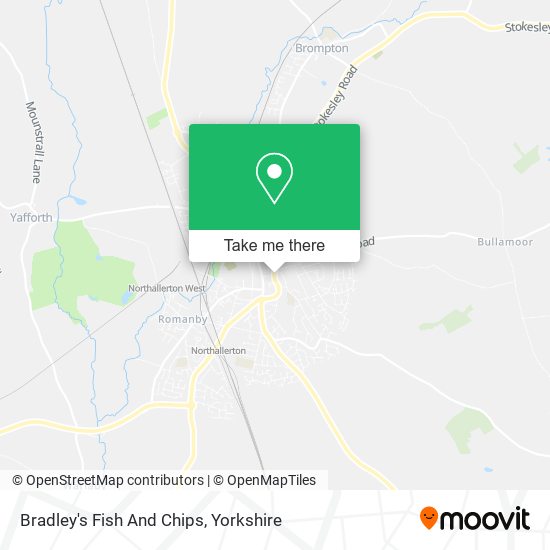 Bradley's Fish And Chips map