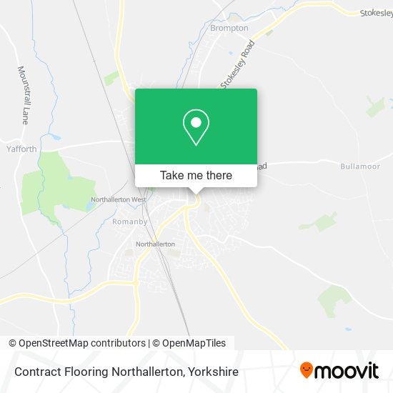 Contract Flooring Northallerton map