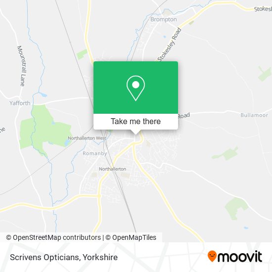 Scrivens Opticians map