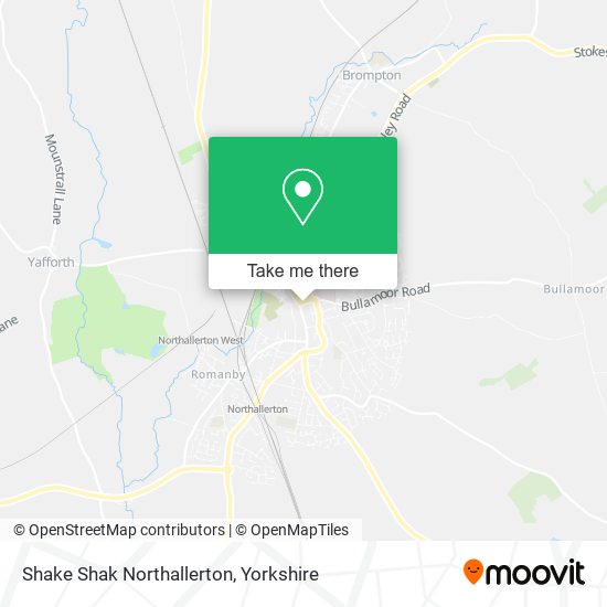 Shake Shak Northallerton map