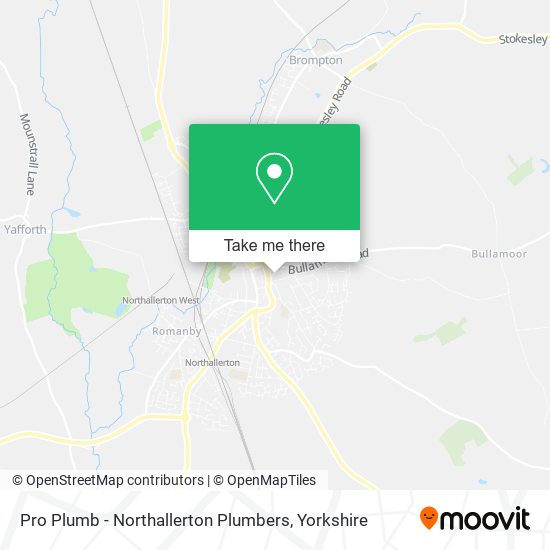 Pro Plumb - Northallerton Plumbers map