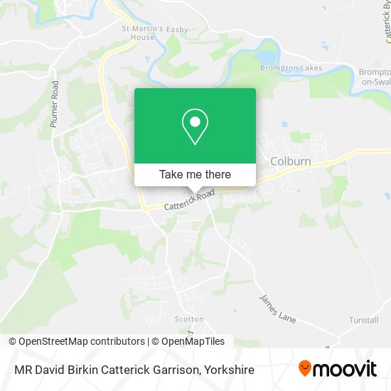 MR David Birkin Catterick Garrison map