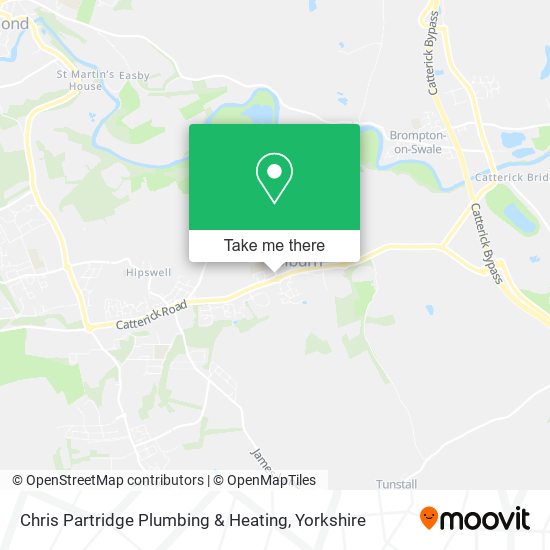 Chris Partridge Plumbing & Heating map