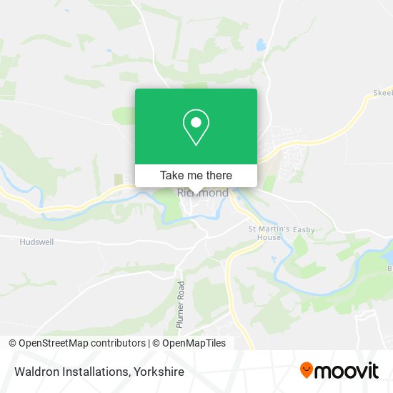 Waldron Installations map