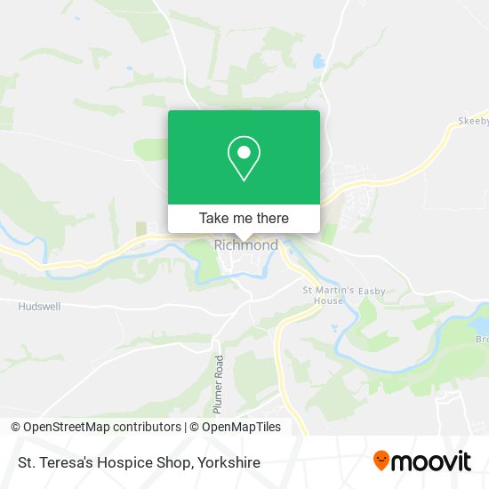 St. Teresa's Hospice Shop map