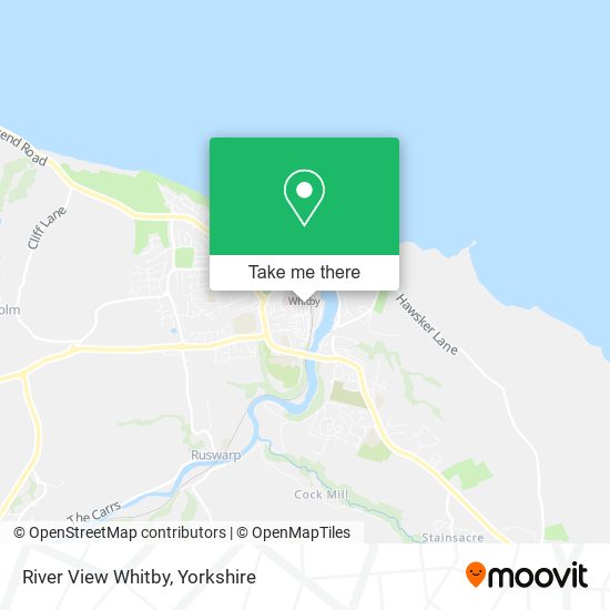 River View Whitby map