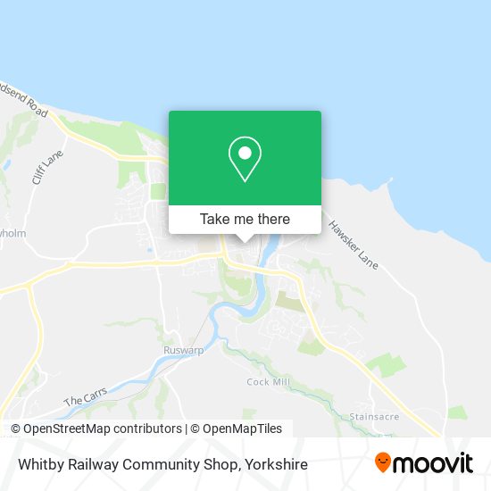 Whitby Railway Community Shop map