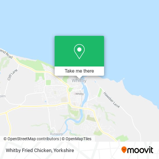 Whitby Fried Chicken map