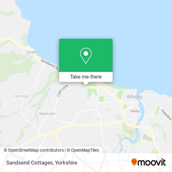 Sandsend Cottages map