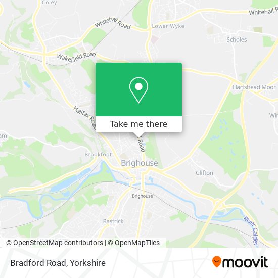 Bradford Road map