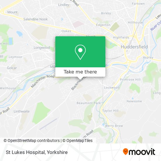 St Lukes Hospital map