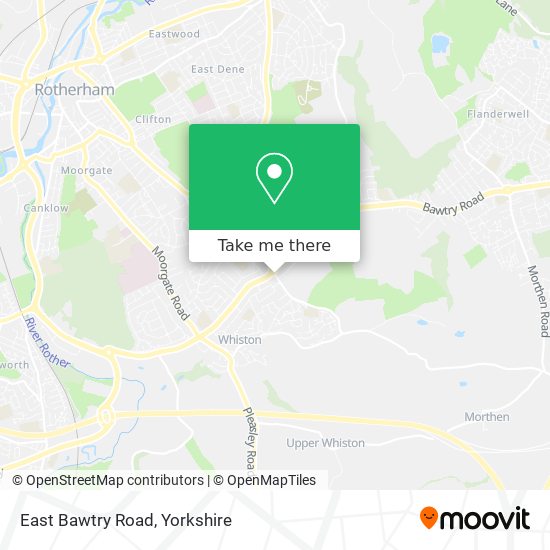 East Bawtry Road map