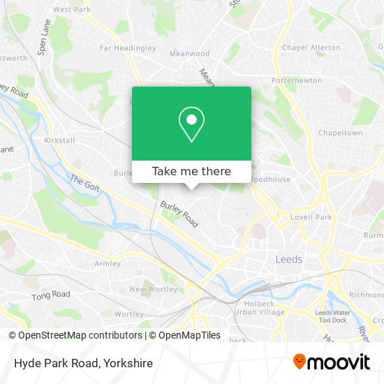 Hyde Park Road map