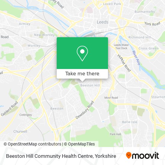 Beeston Hill Community Health Centre map