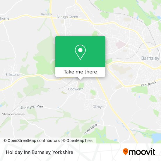 Holiday Inn Barnsley map