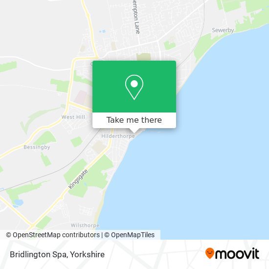 Bridlington Spa map