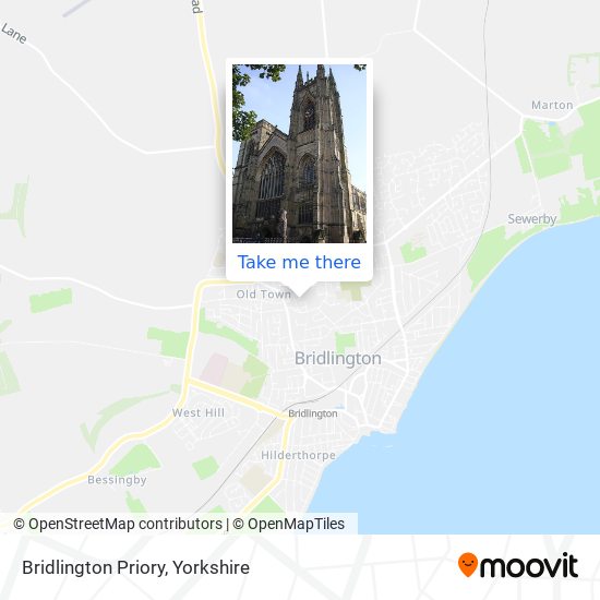 Bridlington Priory map