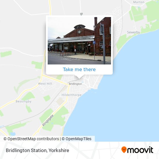 Bridlington Station map