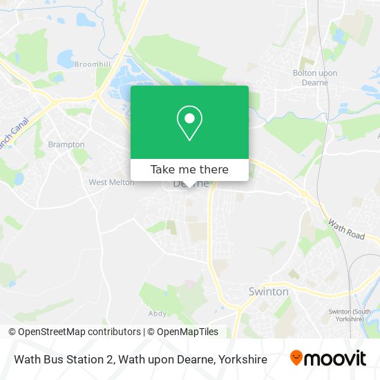 Wath Bus Station 2, Wath upon Dearne map