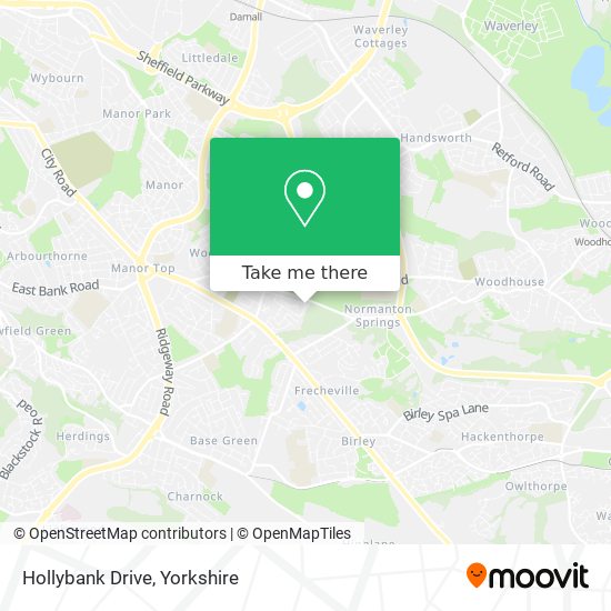 Hollybank Drive map