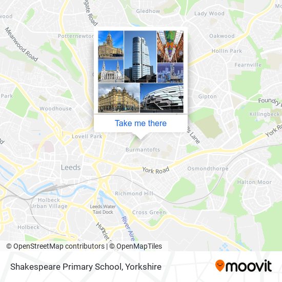 Shakespeare Primary School map